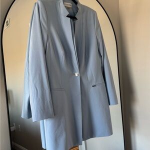 Calvin Klein Women's Soft Blue Blazer